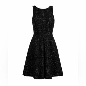 JENNIFER LOPEZ Women’s Black Sleeveless Fit & Flare Cocktail Dress Size 10